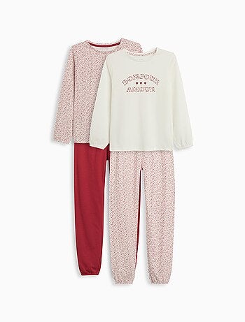 Lot de 2 pyjamas à manches longues, MO Fashion