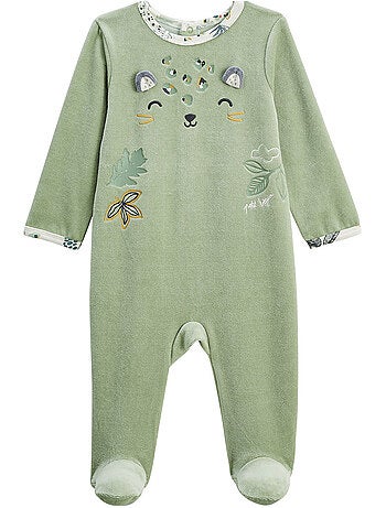 Lot de 2 pyjamas b?b? en velours Boavista