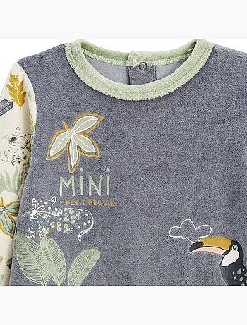 Lot de 2 pyjamas b?b? en velours Boavista