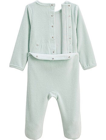 Lot de 2 pyjamas b?b? en velours Dina