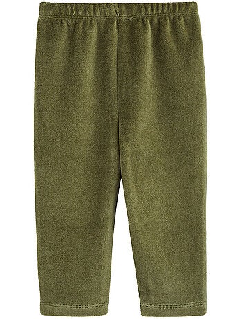 Lot de 2 pyjamas bébé 2 pièces en velours pistache