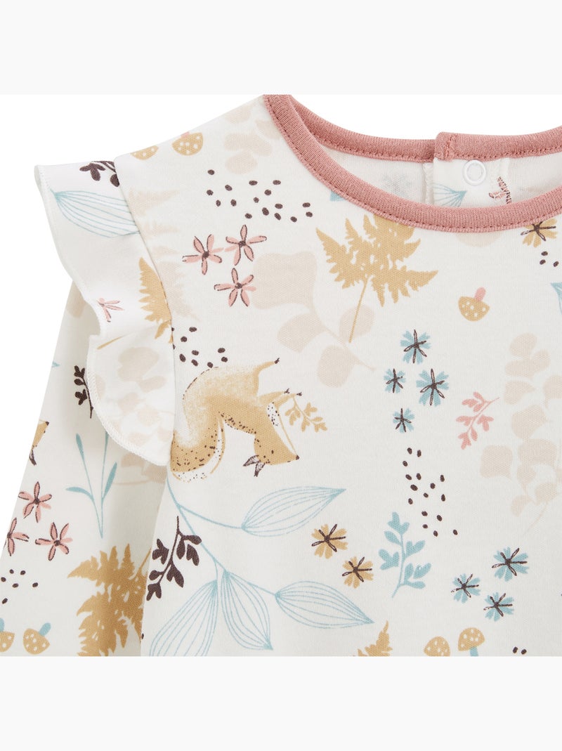 Lot de 2 pyjamas bébé Bloom Rose - Kiabi