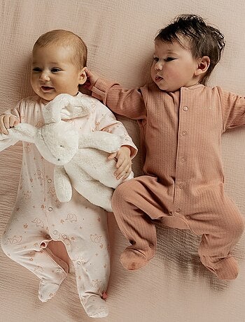 Lot de 2 pyjamas bébé en coton Noukie's
