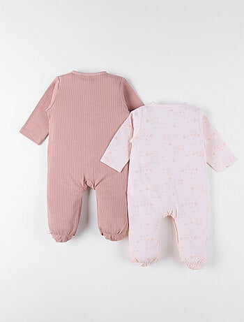 Lot de 2 pyjamas bébé en coton Noukie's