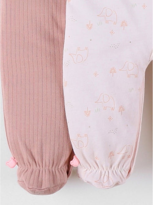 Lot de 2 pyjamas bébé en coton Noukie's - Kiabi