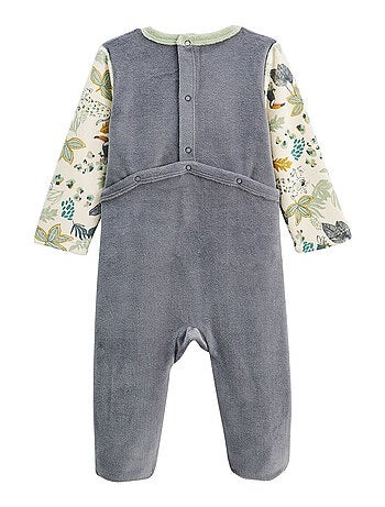 Lot de 2 pyjamas bébé en velours Boavista