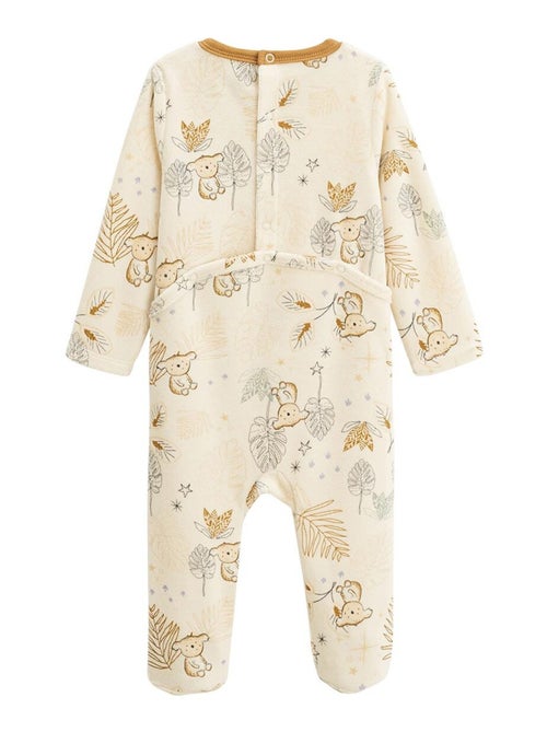Lot de 2 pyjamas bébé en velours Constellation - Kiabi