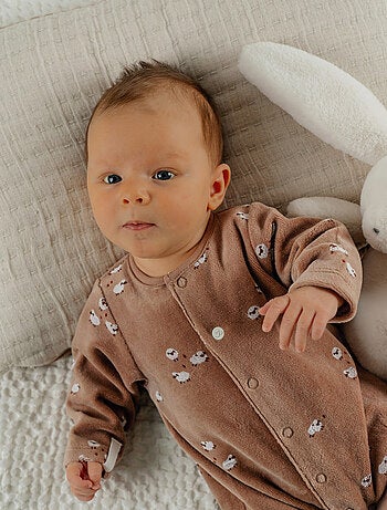 Lot de 2 pyjamas bébé en velours doux Noukie's