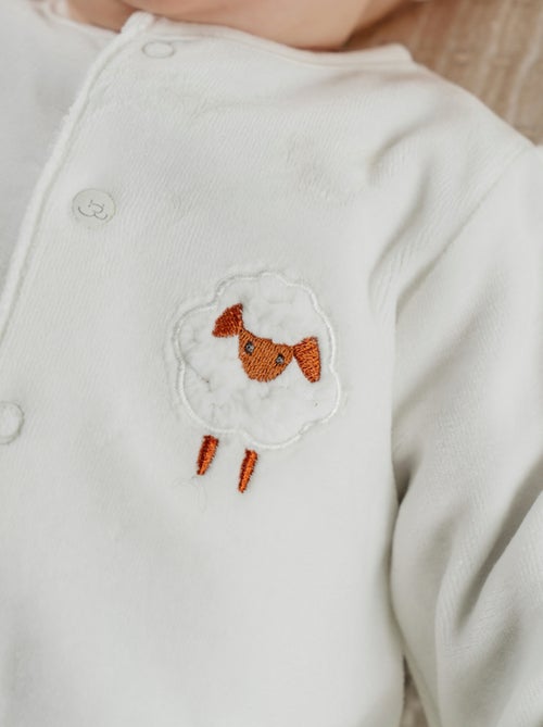 Lot de 2 pyjamas bébé en velours doux Noukie's - Kiabi