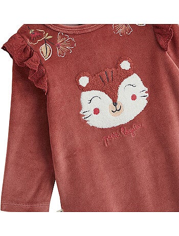 Lot de 2 pyjamas bébé en velours léa