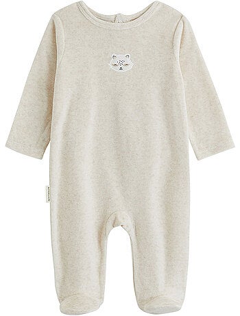 Lot de 2 pyjamas bébé en velours