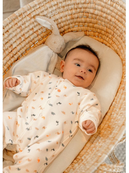 Lot de 2 pyjamas bébé en velours Noukie's - Kiabi
