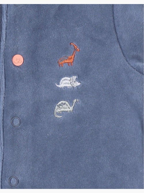 Lot de 2 pyjamas bébé en velours Noukie's - Kiabi