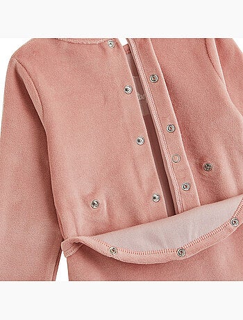 Lot de 2 pyjamas bébé en velours