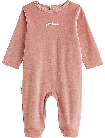 Lot de 2 pyjamas bébé en velours