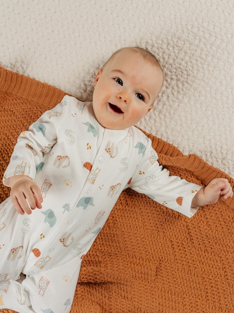 Lot de 2 Pyjamas bébé, Jersey Noukie's Blanc - Kiabi