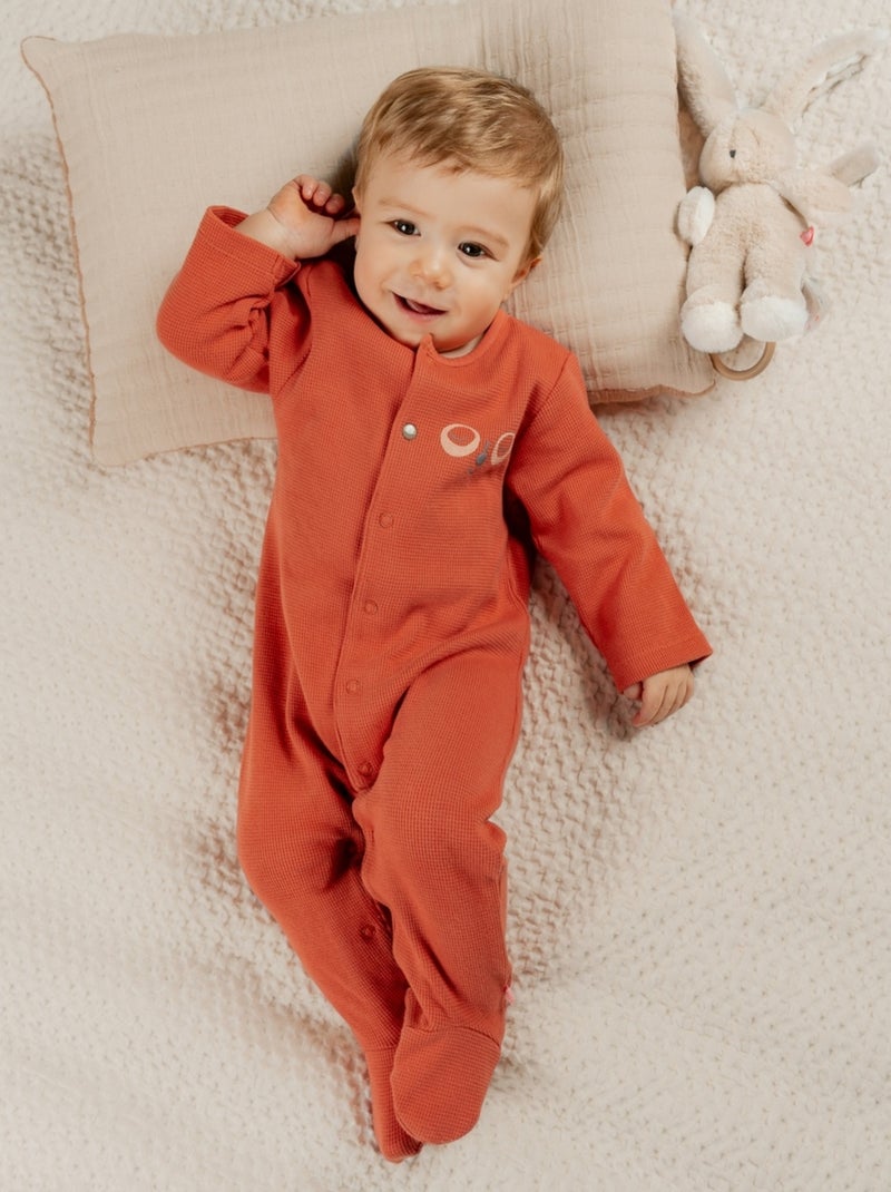 Lot de 2 Pyjamas bébé, Jersey Noukie's Ecru - Kiabi