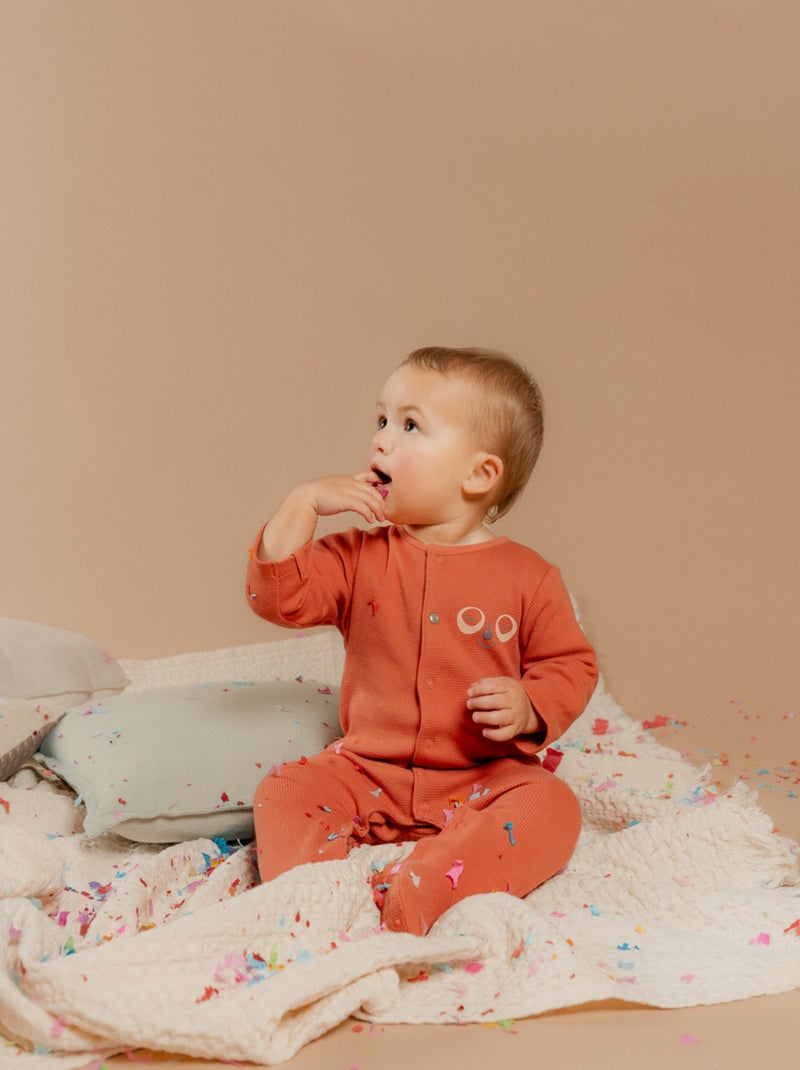 Lot de 2 Pyjamas bébé, Jersey Noukie's Ecru - Kiabi