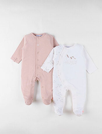 Lot de 2 Pyjamas bébé, Jersey Noukie's
