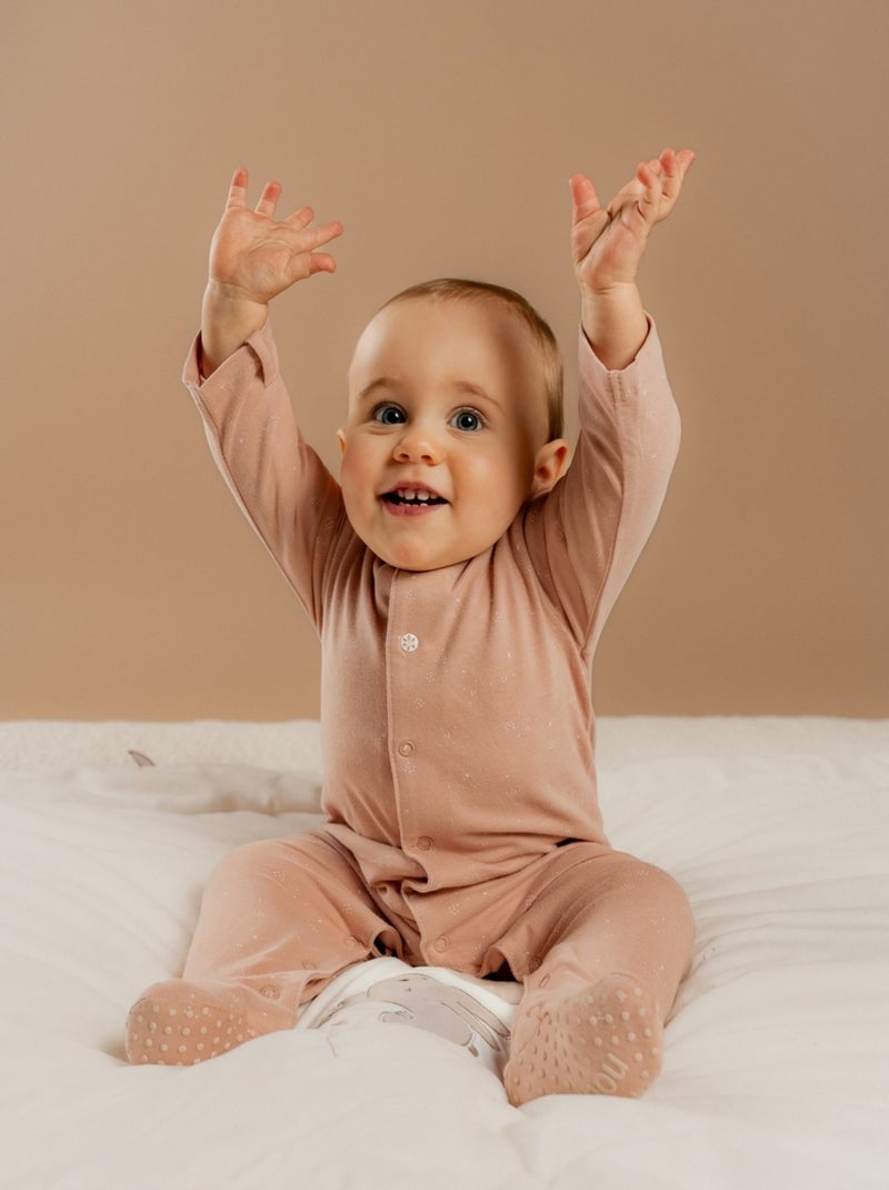 Lot de 2 Pyjamas bébé, Jersey Noukie's Rose - Kiabi