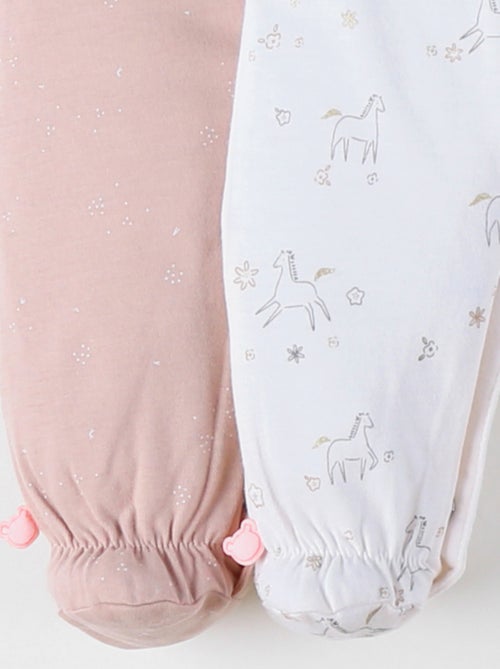 Lot de 2 Pyjamas bébé, Jersey Noukie's - Kiabi