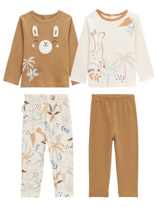 Lot de 2 pyjamas bébé Lamascotte - Kiabi