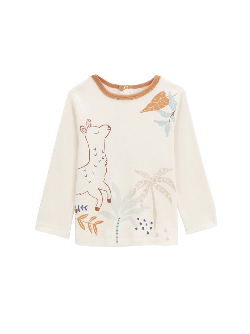 Lot de 2 pyjamas bébé Lamascotte Camel - Kiabi