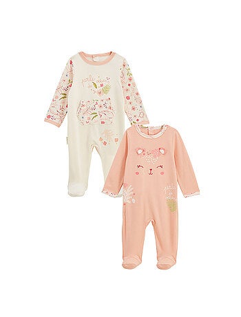 Lot de 2 pyjamas bébé Santa Giulia