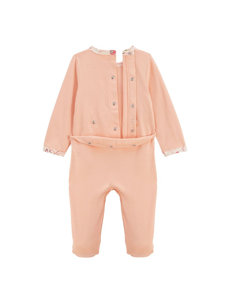 Lot de 2 pyjamas bébé Santa Giulia Orange corail - Kiabi