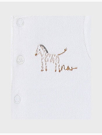 Lot de 2 pyjamas bébé, velours Noukie's