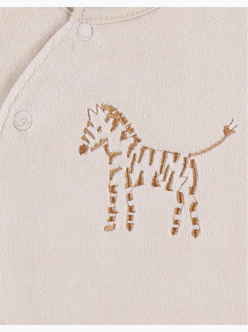 Lot de 2 pyjamas bébé, velours Noukie's - Kiabi