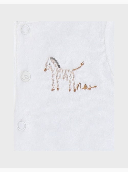 Lot de 2 pyjamas bébé, velours Noukie's - Kiabi