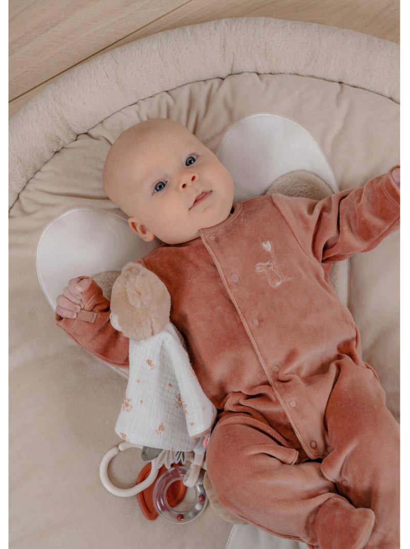 Lot de 2 pyjamas bébé, velours Noukie's Rose - Kiabi