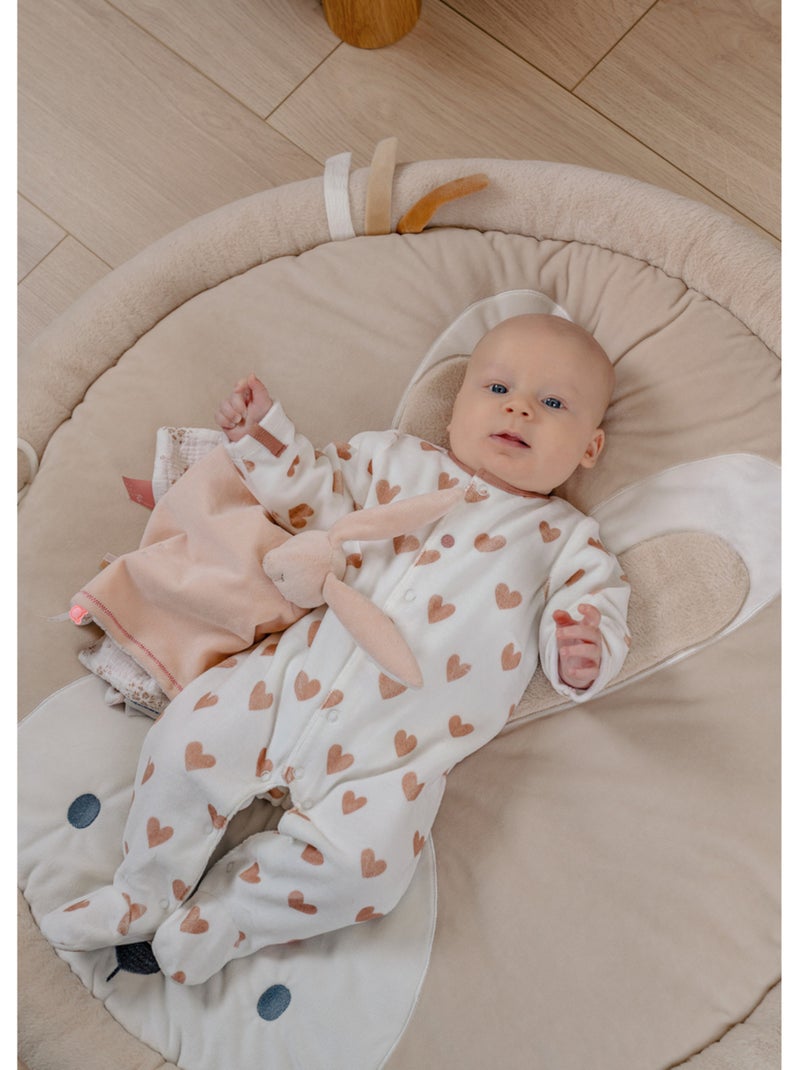 Lot de 2 pyjamas bébé, velours Noukie's Rose - Kiabi