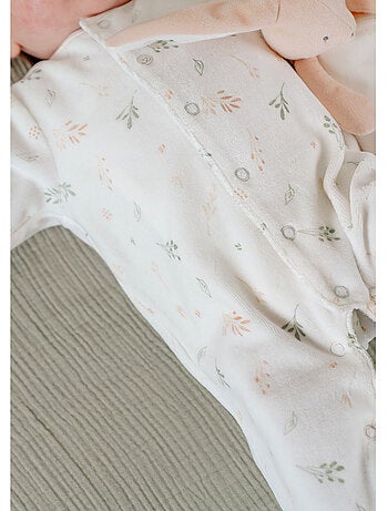 Lot de 2 pyjamas bébé, velours Noukie's