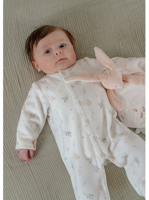 Lot de 2 pyjamas bébé, velours Noukie's - Kiabi