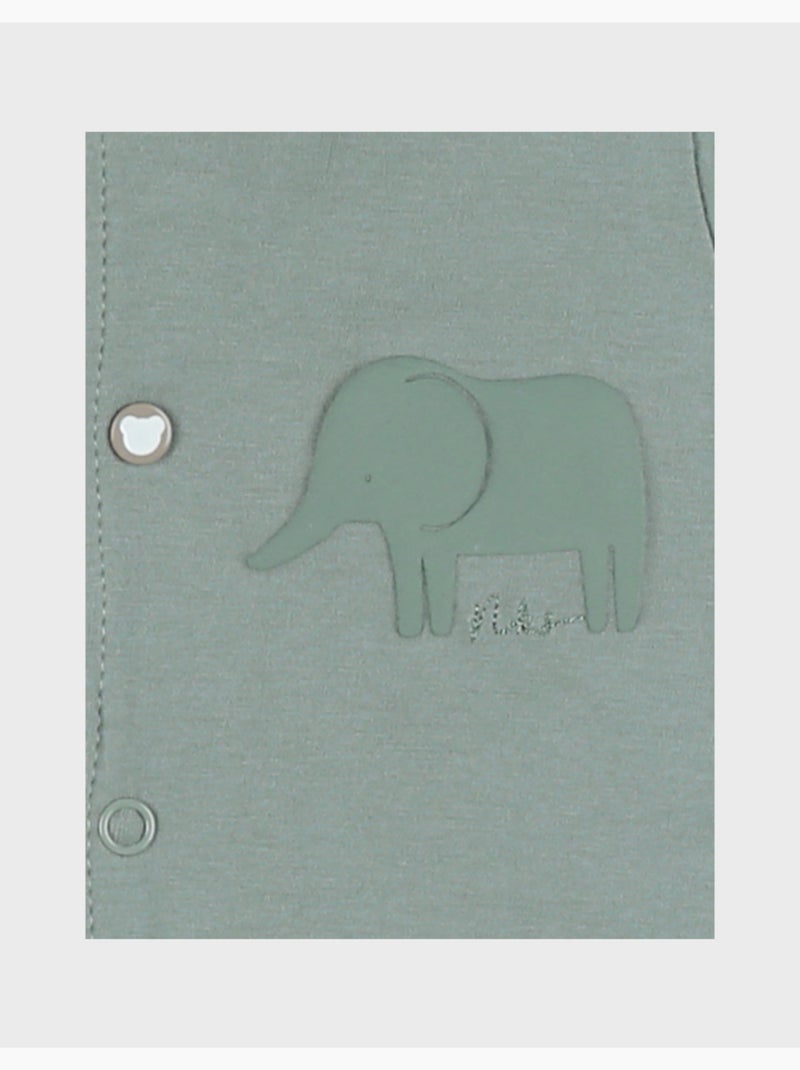 Lot de 2 pyjamas bébé, velours Noukie's Vert - Kiabi