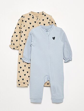 Lot de 2 pyjamas dors bien en coton