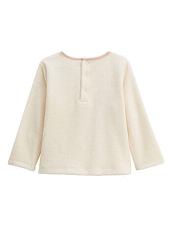 Lot de 2 pyjamas enfant 2 pi?ces en velours avec pieds retroussables Manouk