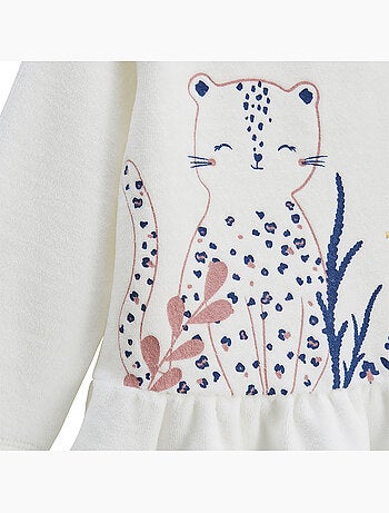 Lot de 2 pyjamas enfant 2 pi?ces en velours C?leste