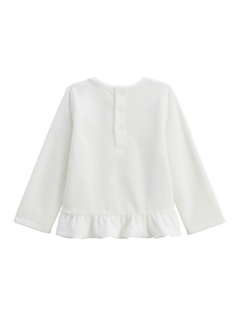 Lot de 2 pyjamas enfant 2 pièces en velours Céleste Rose - Kiabi