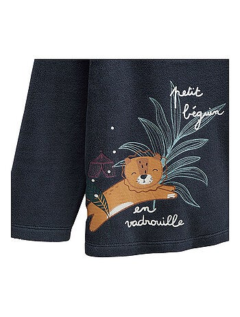 Lot de 2 pyjamas enfant 2 pièces en velours Charly