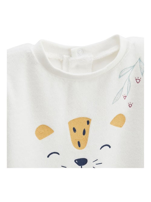 Lot de 2 pyjamas enfant 2 pièces en velours Charly - Kiabi