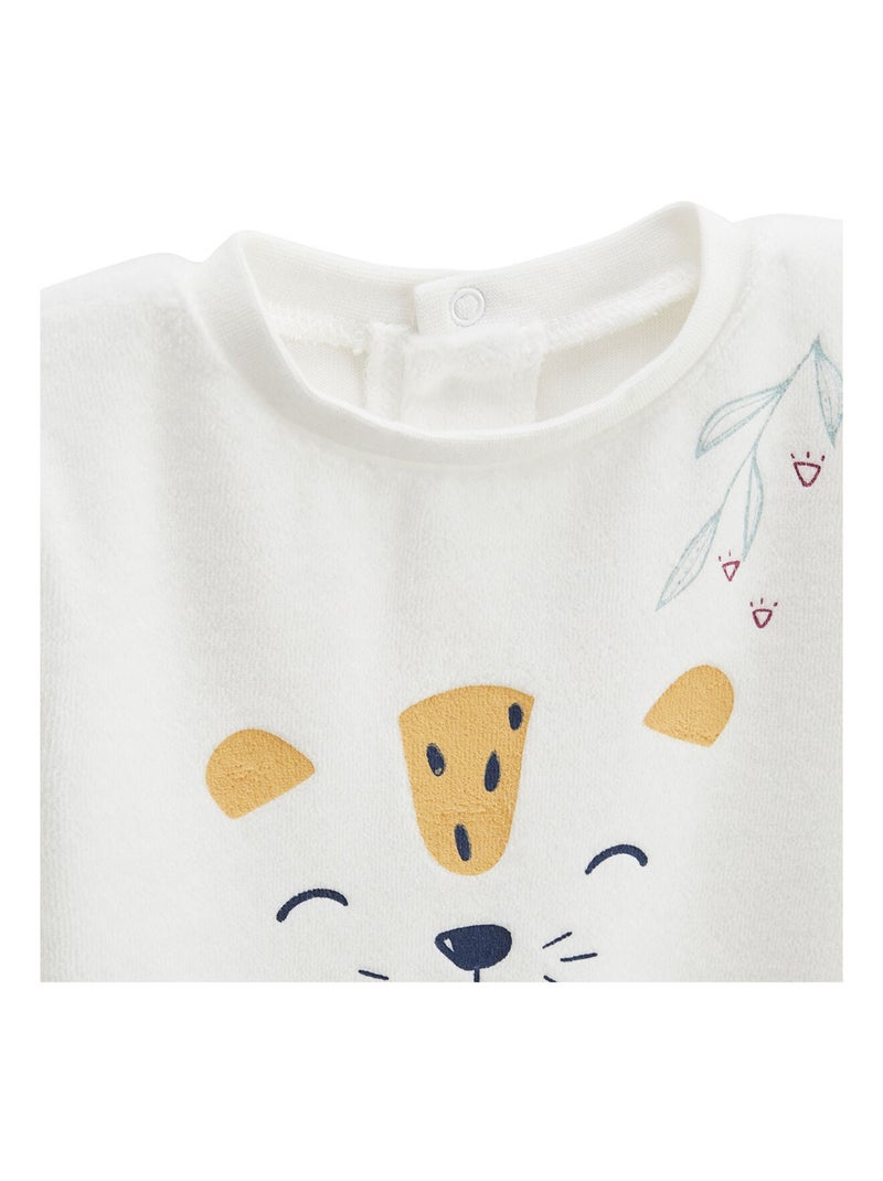 Lot de 2 pyjamas enfant 2 pièces en velours Charly Bleu - Kiabi