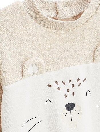 Lot de 2 pyjamas enfant 2 pièces en velours Cracotte