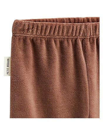 Lot de 2 pyjamas enfant 2 pièces en velours Cracotte