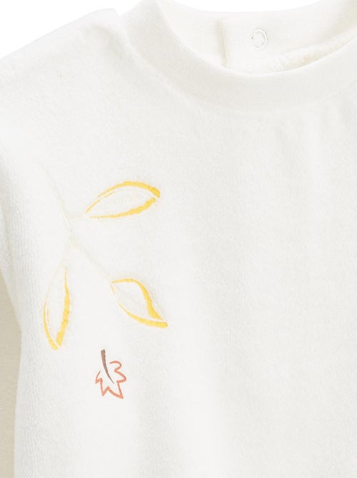 Lot de 2 pyjamas enfant 2 pièces en velours Cracotte - Kiabi