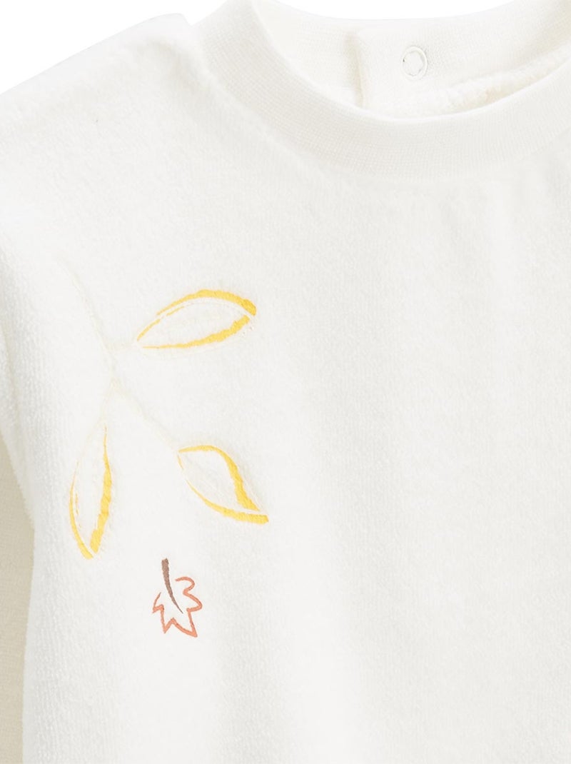 Lot de 2 pyjamas enfant 2 pièces en velours Cracotte Beige - Kiabi