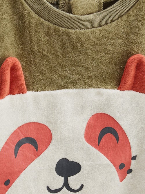 Lot de 2 pyjamas enfant 2 pièces en velours Gustin - Kiabi