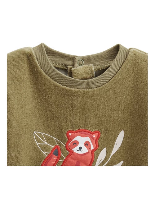 Lot de 2 pyjamas enfant 2 pièces en velours Gustin - Kiabi